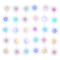 Retlux RXL 260 beltéri fényfüzér, színes, átlátszó kábel, 30LED, 3m