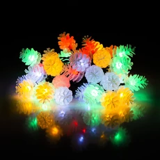 Retlux RXL 370 kültéri-beltéri kúp fényfüzér, színes, 80LED, 20m