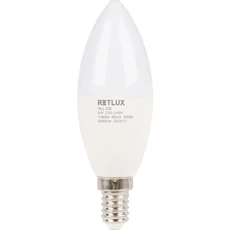 Retlux RLL 627 LED gyertya izzó, E14, 6W, hideg fehér