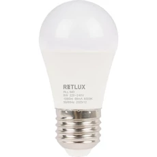 Retlux RLL 643 mini gömb LED izzó G45, E27, 8W, természetes fehér