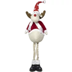 Retlux RXL 419 karácsonyi rénszarvas, teleszkópos lábak, piros-fehér, 100cm