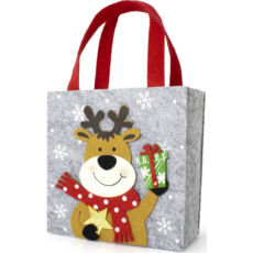 Retlux RXL 424 karácsonyi filc táska, rénszarvassal