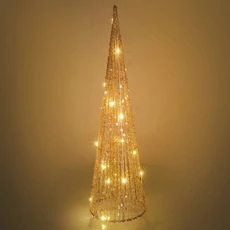 Retlux RXL 330 beltéri piramis dekor, meleg fehér, 10LED, 40cm