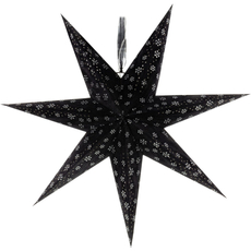 Retlux RXL 342 hétágú csillag, fekete, meleg fehér, 10LED