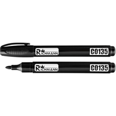 Richmann Jelölő toll, vékony hegyű 2mm, fekete, 12db
