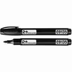 Richmann Jelölő toll, vékony hegyű 2mm, fekete, 12db