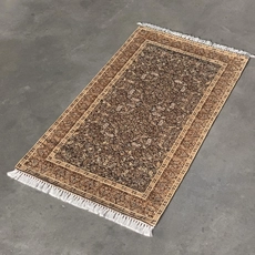 Boteh Gold perzsa mintás szőnyeg, arany-fekete, 80x150cm