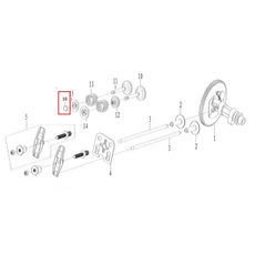 Ruris szelep rugó stift a Ruris 168F motorhoz