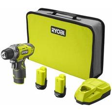 Ryobi R12DD-220S fúrócsavarozó, 30Nm, 10mm, 12V (akkuval és töltővel)