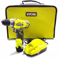 Ryobi RCD1201-220S fúrócsavarozó, 25Nm, 10mm, 12V (akkuval és töltővel)