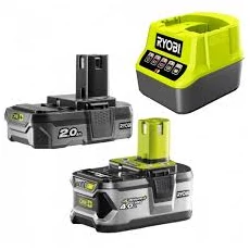 Ryobi RC18120-242 18 V töltő+ 1x4,0 +1 x2,0 Ah lítium-ion akkumulátor