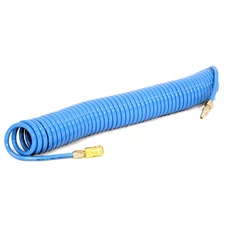 SHPI PU spirális levegőcső, szövetbetétes, Ø8/12mm, 6m hosszú