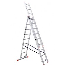 Alumínium kitolható, kétágú létra, 3x11 fokos, 645cm