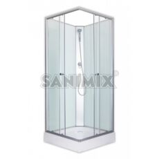 Szögletes zuhanykabin 80x80x200