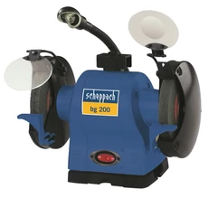 Scheppach BG 200 kettős köszörű, 200mm, 550W, 230V