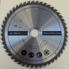 Scheppach körfűrészlap HM 110 MP gérvágóhoz, 48 fog, 255x30x2.8mm