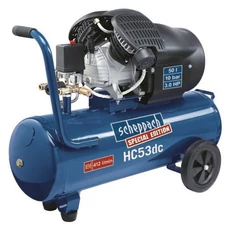 Scheppach HC 53 DC kompresszor, kéthengeres, olajkenésű, 50L, 10bar, 2.2kW, 230V