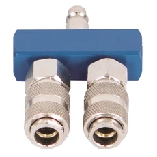 Scheppach gyorscsatlakozó kettes elosztóval kompresszorokhoz