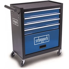 Scheppach TW 1300 műhelykocsi, 4 fiókos, 120kg