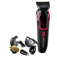 Sencor SHP 6201RD akkus hajnyíró készlet, titán penge, 6 fésűtoldalék, 3-20mm