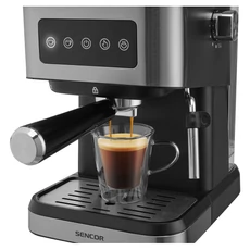 Sencor SES 4020SS eszpresszó kávéfőző, 1.05kW, 20bar, fekete-szürke