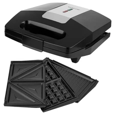 Sencor SSM 9410SS 3 az 1-ben szendvicssütő, 700W