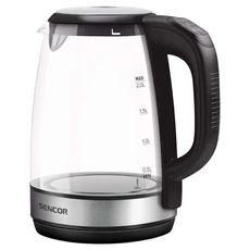 Sencor SWK 2090BK vízforraló hőmérséklet szabályozóval, 2.2kW, 2L