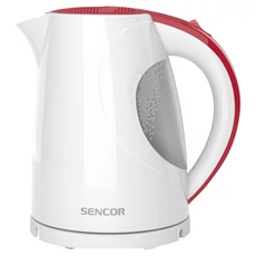 Sencor SWK 1515RD elektromos vízforraló, 1.5L, 2.2kW, fehér-piros