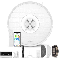 Sencor SRV 9350WH robotporszívó, felmosó funkció, UV, 5Ah Sencor SRV 9350WH robotporszívó, felmosó funkció, UV, 5Ah