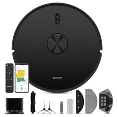 Sencor SRV 9120BK robotporszívó 28W, fekete