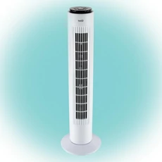 Oszlopventilátor, fehér, 74cm magas, 37W