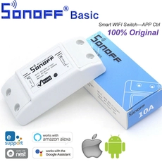 Sonoff Basic okos kapcsoló, WiFi, 10A