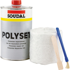 Soudal Polyset 30210 poliészter készlet, 250g