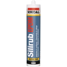 Soudal Silirub EPDM ragasztó-tömítő, EPDM fóliákhoz, fekete, 310ml 