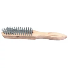 Sparta drótkefe fa nyéllel, acél, 27cm, 5 soros
