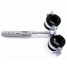 Stalco dupla csőbilincs cső gumiszigetelővel, 20-24mm, 12x60mm 1/2"