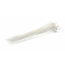 Stalco fehér kábelkötegelő, 4.8x185mm, 100db