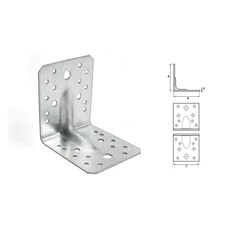 Stalco erősített sarokösszekötő szeglemez, 40x40x40mm