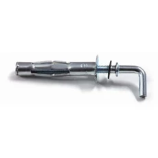 Stalco Molly gipszkarton tipli derékszögű horoggal, furat méret: 8mm, falvastagság: 5-12mm