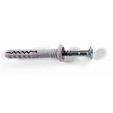 Stalco keretrögzítő PP dübel, süllyesztett fejű csavarral 6x40mm, 3.8x44mm