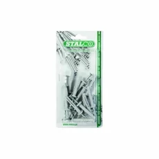 Stalco karimás beütődübel szeggel, 6x40mm, 20db
