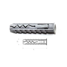 Stalco műanyag dübel, 12x80mm, 100db