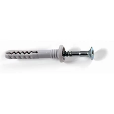 Stalco tok-keret rögzítő műanyag dübel+csavar, 6x40mm+3.8x44mm, 200db
