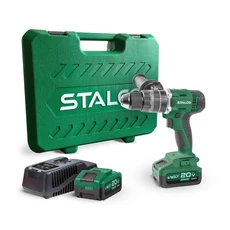 Stalco IDS20-75BL akkus ütvefúró, 1.5-13mm, 2x4Ah akkuval és töltővel