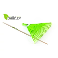 Stalco Garden lombseprű fa nyéllel, 22fog, 50cm