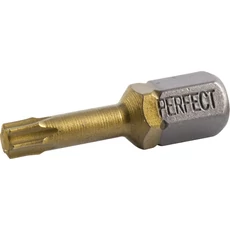 Stalco PowerMax bitfej, titán, torx, 1/4&quot;, T25x25mm