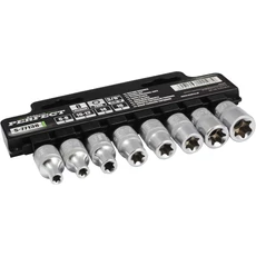 Stalco Perfect dugókulcs készlet, Torx belső, 3/8", 8 részes