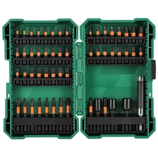 Stalco üthető bit és dugókulcs készlet adapterrel, 25-50mm, 54 részes