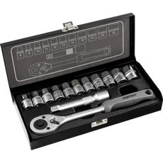 Stalco Perfect dugókulcs készlet, CrV, 1/2", 8-22mm, 13 részes