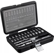 Stalco Perfect dugókulcs készlet, 1/4", 30 részes